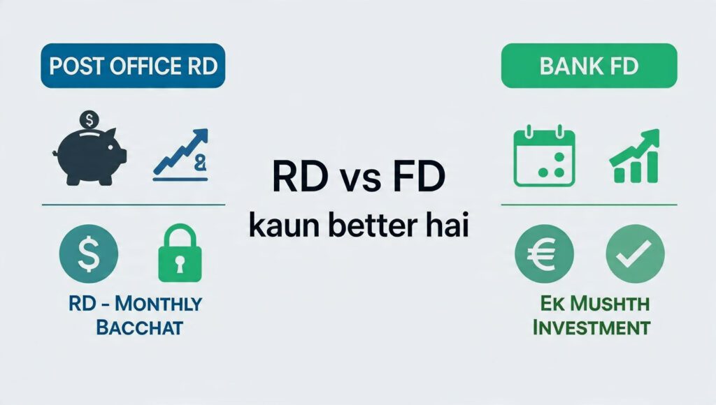 Post Office RD vs Bank FD 2026